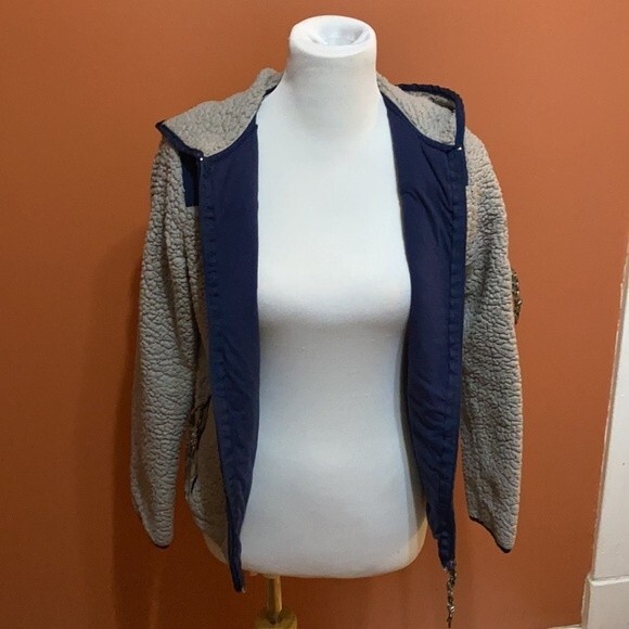 Aeropostale Prince & Fox Zip up Fleece Hoodie Size Small - Picture 8 of 9